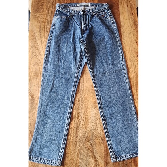 Harley-Davidson Denim - Harley-Davidson Jeans Womens 6 Petite Blue Medium Wash High Rise Straight Denim